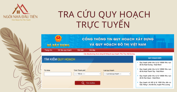 tra cứu quy hoạch trực tuyến