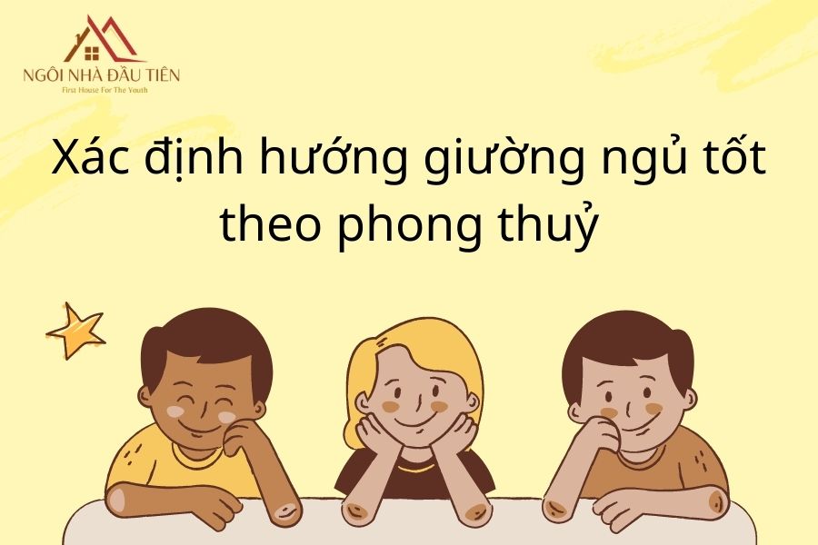 Xác định hướng giường ngủ tốt theo phong thuỷ