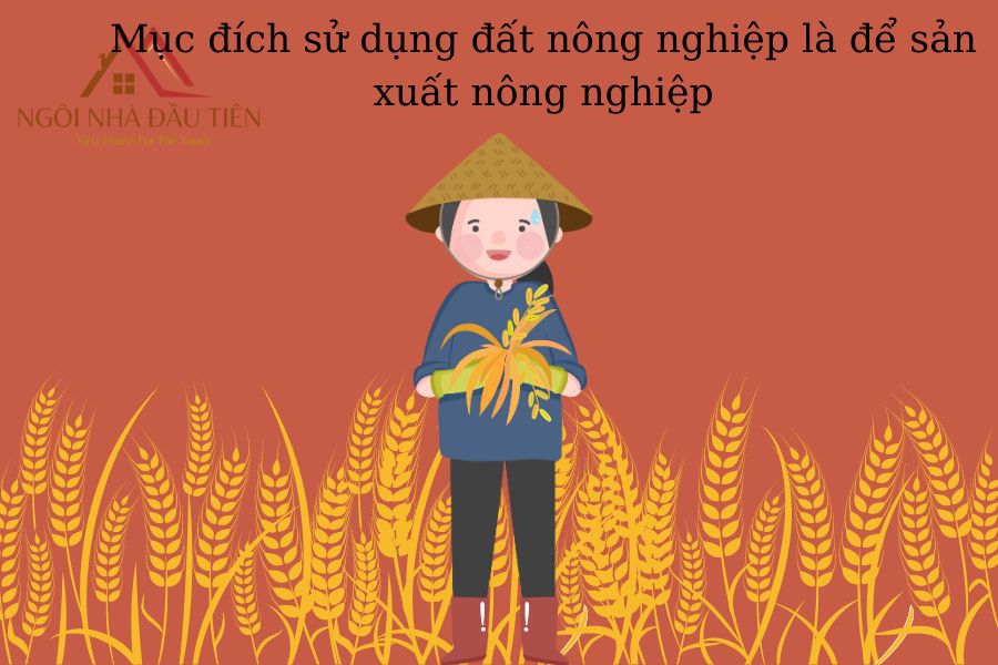 Mục đích sử dụng đất nông nghiệp